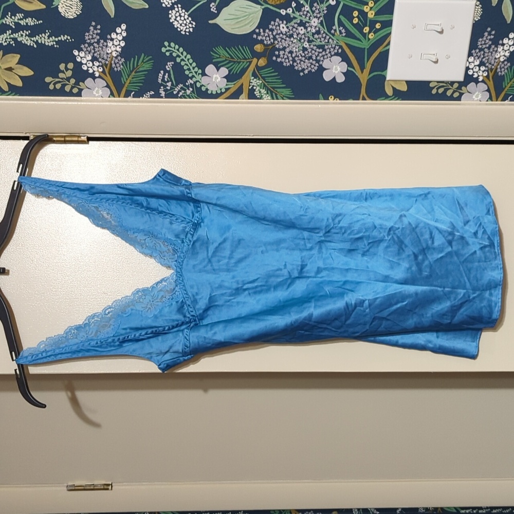 Victoria's Secret Blue Lace Mini Dress